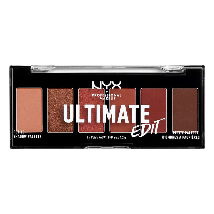NYX Professional Makeup Ultimate Edit Petite Shadow Palette - 01 Warm Neutrals - Branded Beauty