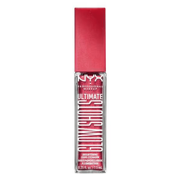 NYX Professional Makeup Ultimate Glow Shots Liquid Eyeshadow - 12 Raspberry Rave - Branded Beauty
