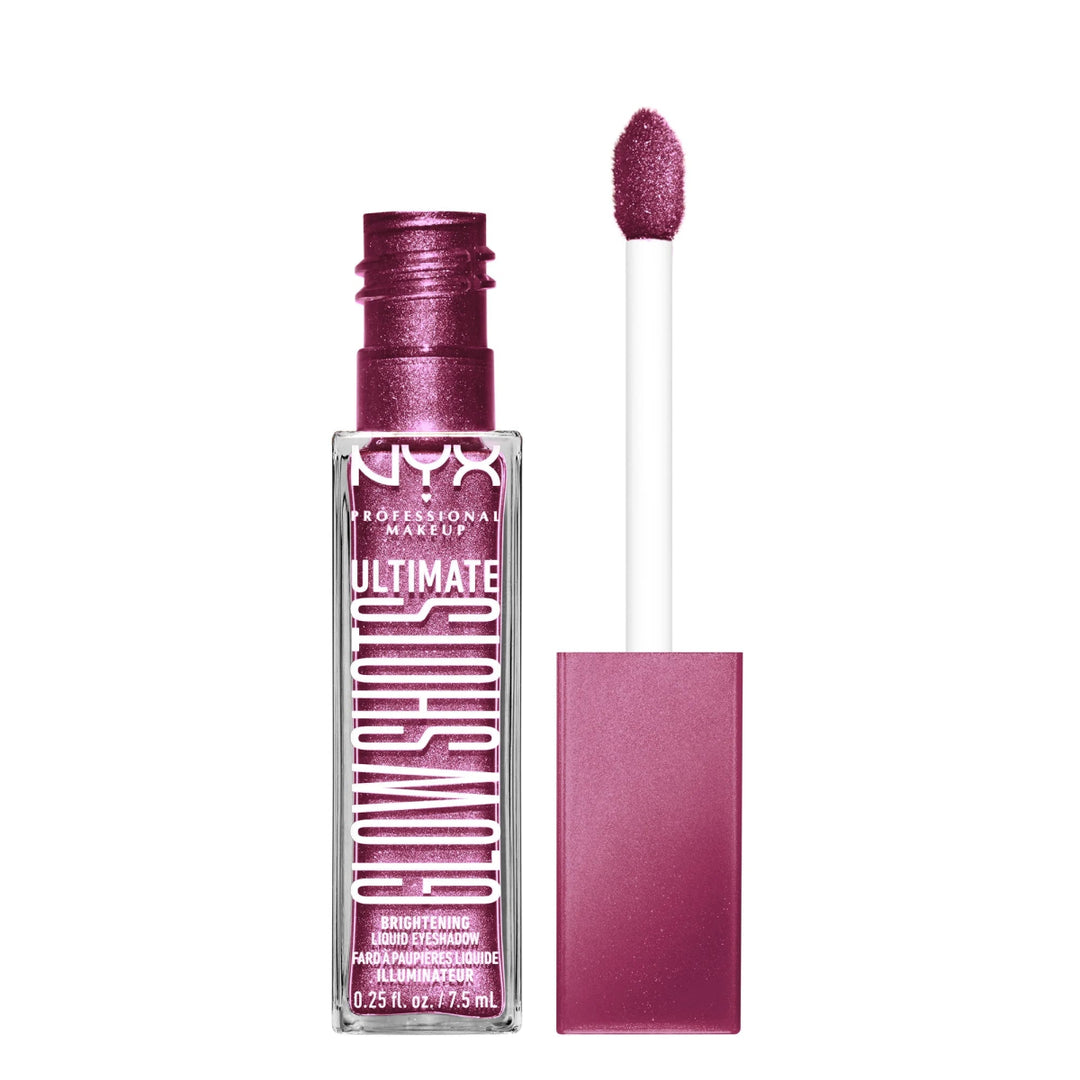 NYX Professional Makeup Ultimate Glow Shots Liquid Eyeshadow - 13 Plum Player - Branded Beauty