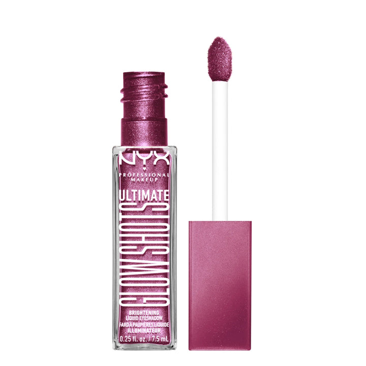 NYX Professional Makeup Ultimate Glow Shots Liquid Eyeshadow - 13 Plum Player - Branded Beauty