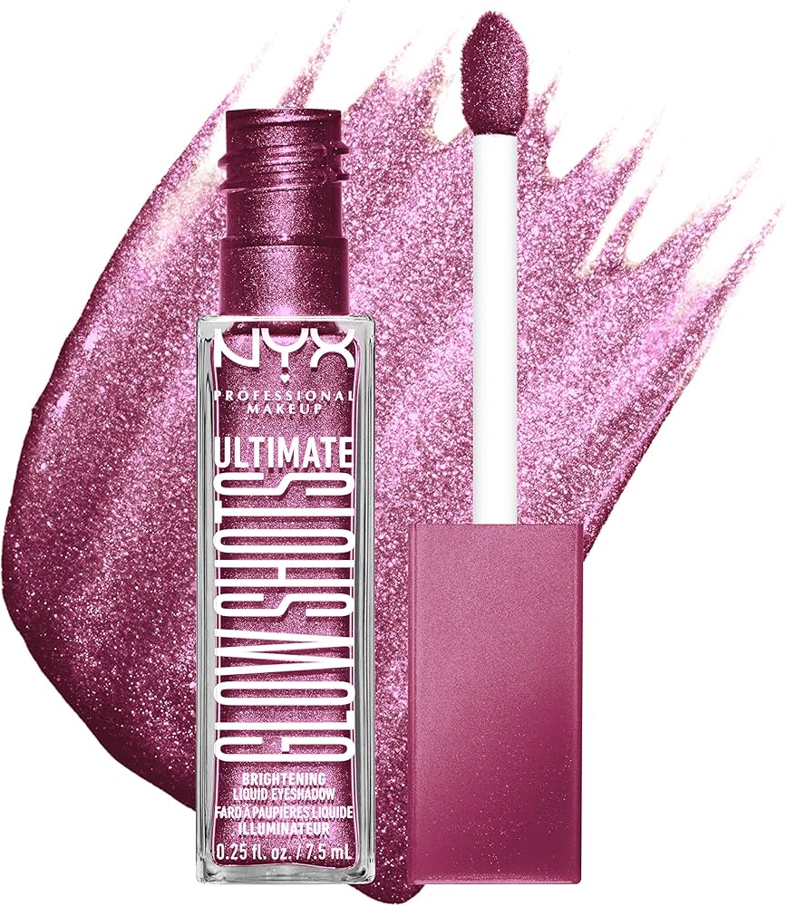 NYX Professional Makeup Ultimate Glow Shots Liquid Eyeshadow - 13 Plum Player - Branded Beauty