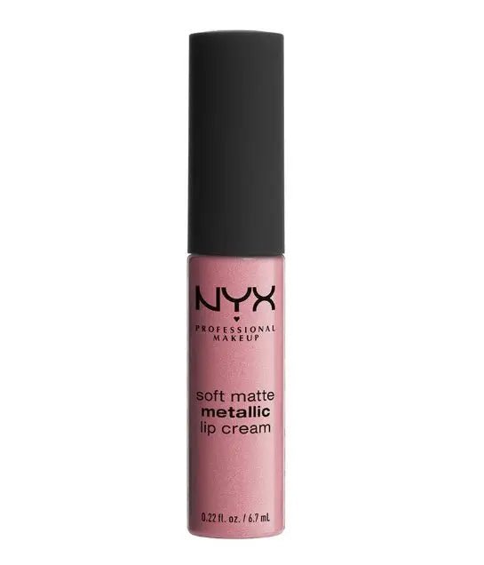 NYX Soft Matte Metallic Lip Cream - 10 Milan - Branded Beauty