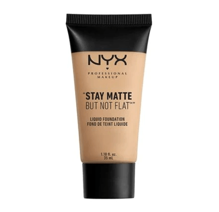 NYX "Stay Matte But Not Flat" Liquid Foundation - 02 Nude - Branded Beauty