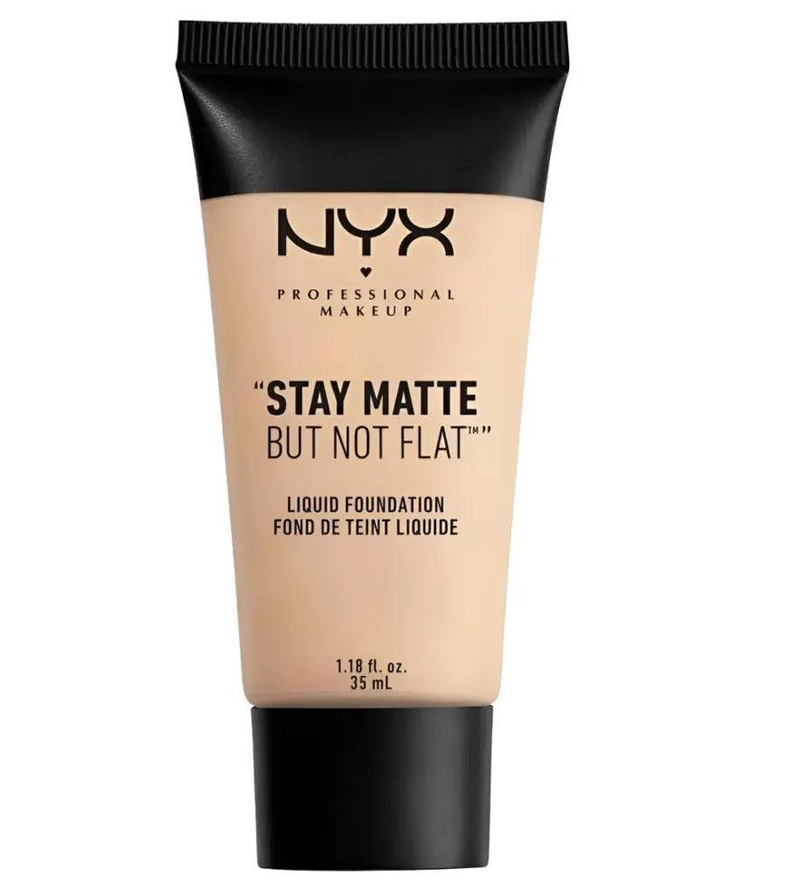 NYX "Stay Matte But Not Flat" Liquid Foundation - 1.3 Alabaster - Branded Beauty
