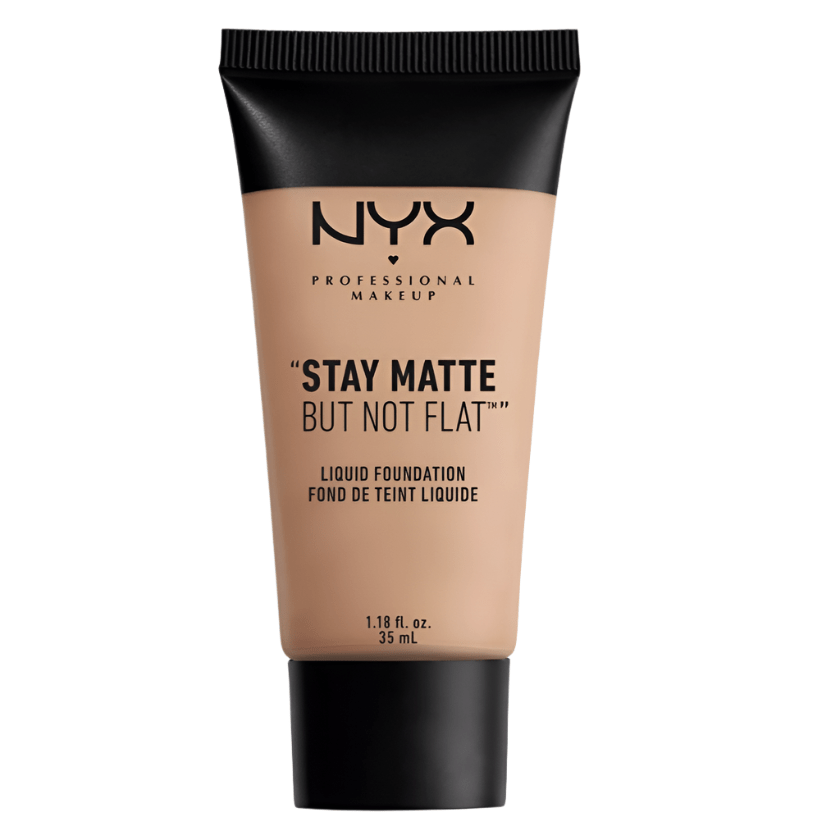 NYX "Stay Matte But Not Flat" Liquid Foundation - 17 Warm - Branded Beauty
