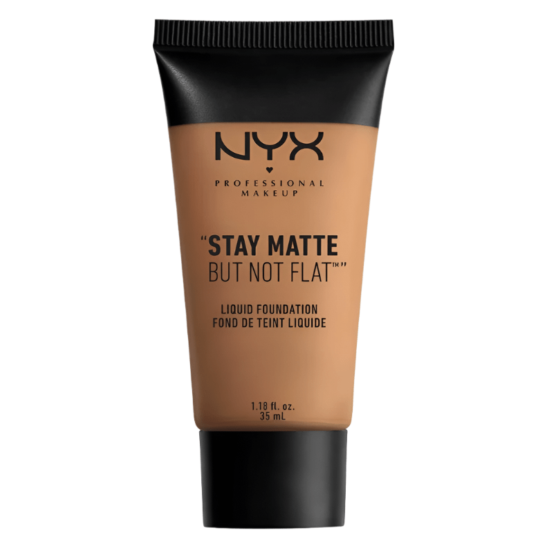 NYX "Stay Matte But Not Flat" Liquid Foundation 18.3 Deep Golden - Branded Beauty