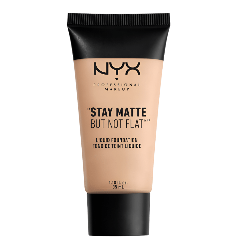 NYX "Stay Matte But Not Flat" Liquid Foundation Light Beige 1.5 - Branded Beauty