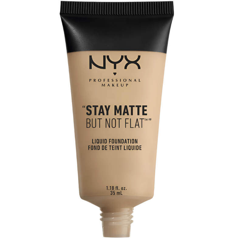 NYX "Stay Matte But Not Flat" Liquid Foundation Nude Beige 1.7 - Branded Beauty