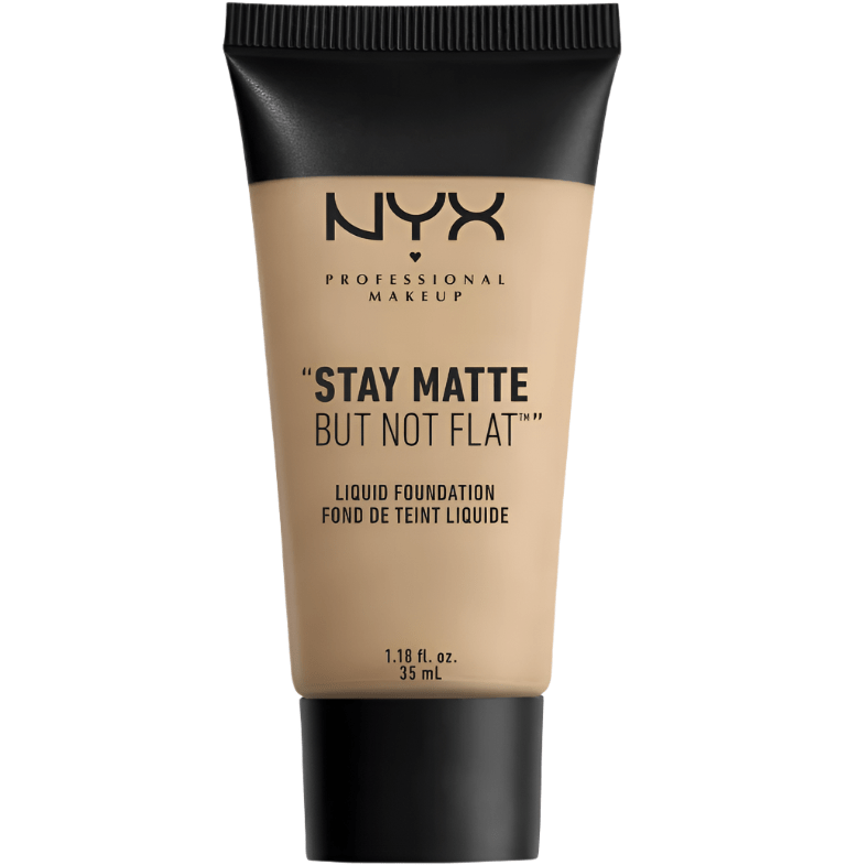 NYX "Stay Matte But Not Flat" Liquid Foundation Nude Beige 1.7 - Branded Beauty