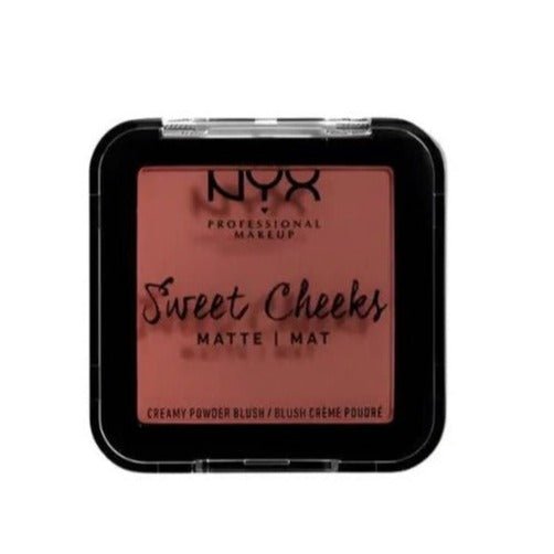 NYX Sweet Cheeks Creamy Powder Blush - 01 Totally Chill - Branded Beauty