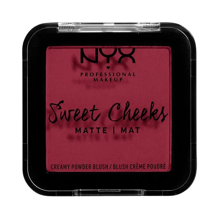NYX Sweet Cheeks Creamy Powder Blush Glow - 07 Risky Business - Branded Beauty