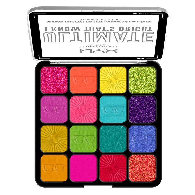 NYX Ultimate Shadow Palette - 04W I Know That's Bright - Branded Beauty