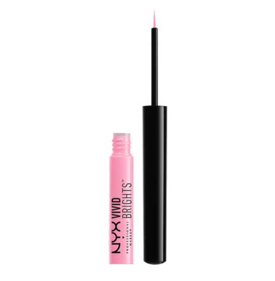NYX Vivid Brights Colored Liquid Eye Liner - 06 Vivid Petal - Branded Beauty