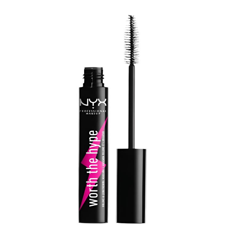 NYX Worth The Hype Volume & Lengthening Mascara - 01 Black - Branded Beauty