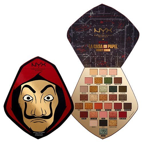 NYX X Netflix Money Heist Limited Edition Eyeshadow Palette - 01 - Branded Beauty