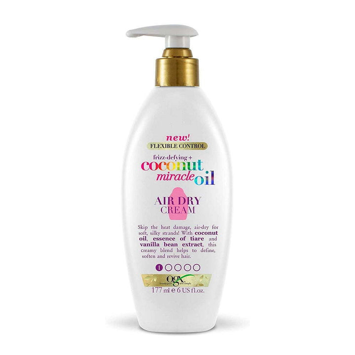 OGX Air Dry Hair Cream - Coconut Oil 177ml - Branded Beauty