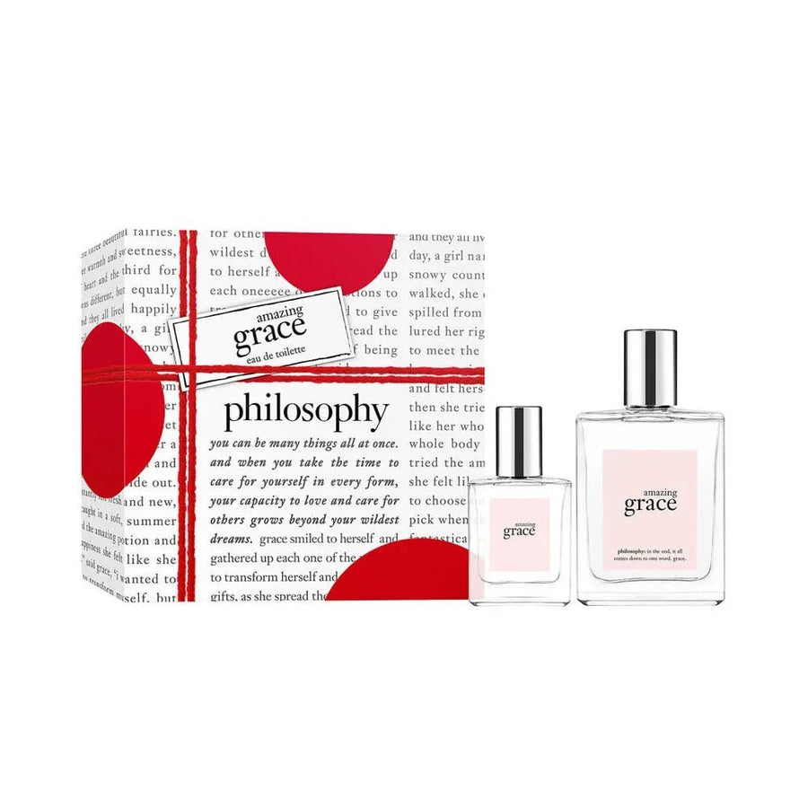 PHILOSOPHY AMAZING GRACE SET: 1 x EDP SPRAY 60ML + EDP 15ML - Branded Beauty