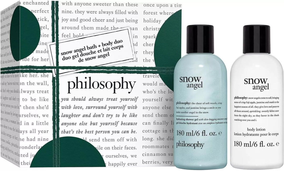 PHILOSOPHY BATH SET: 1 x SNOW ANGEL SHOWER GEL 180ML + - Branded Beauty