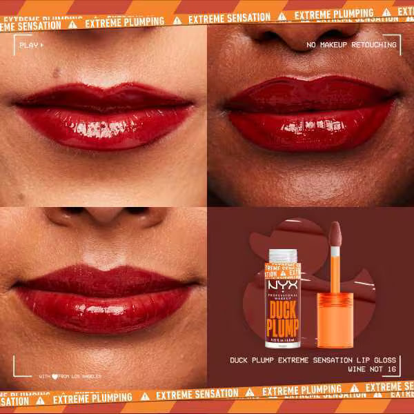 NYX Duck Plump High Pigment Lip Gloss - 16 Wine Not?
