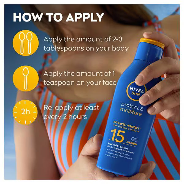 Nivea Sun Tan Lotion SPF15 - 200ml