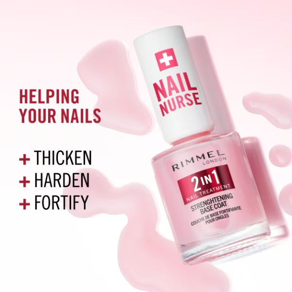 Rimmel Nail Nurse Base Coat Strengthener - Clear