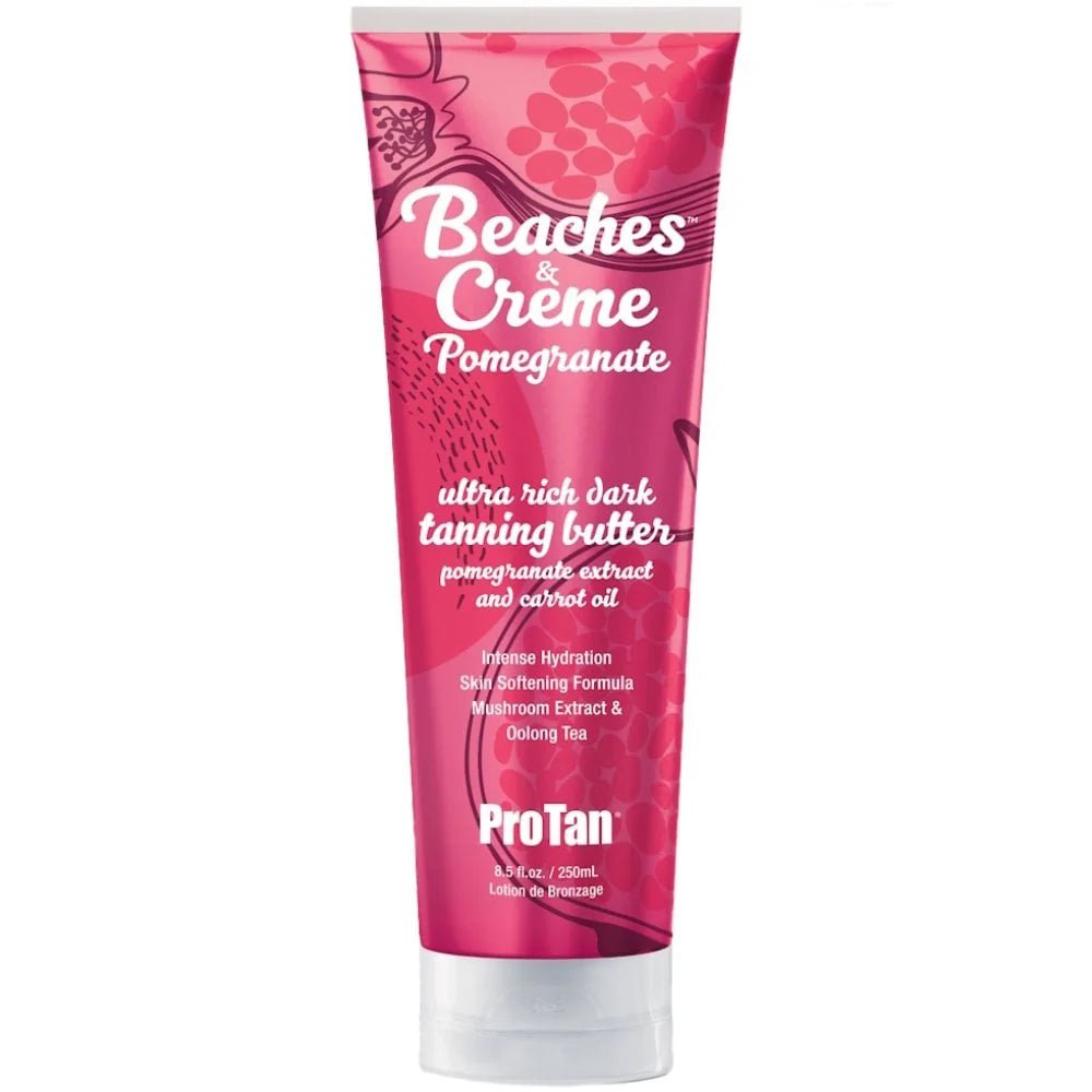 Pro Tan Beaches and Cream Dark Tanning Intensifier Butter - Pomegranate 250ml - Branded Beauty