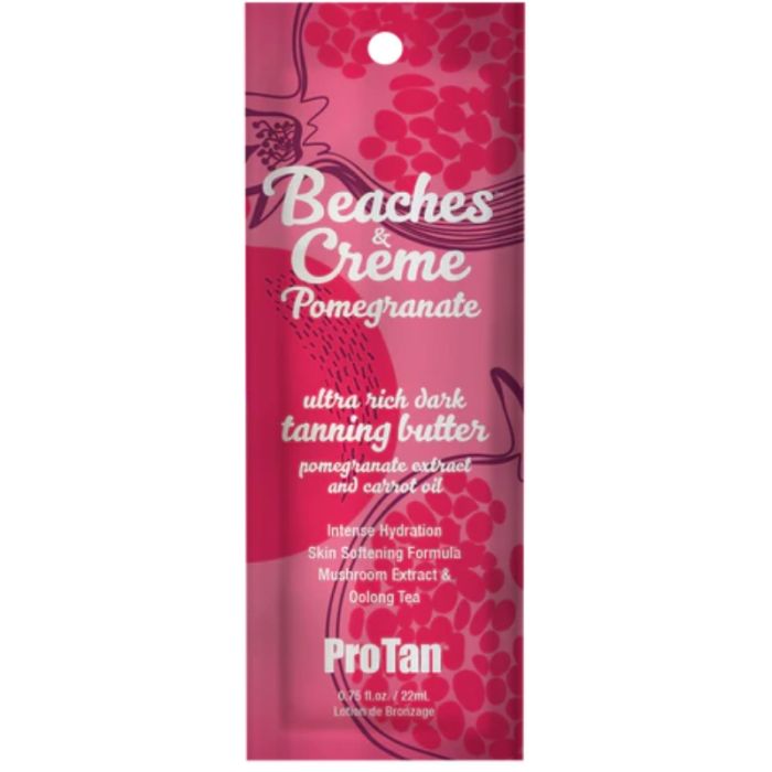Pro Tan Beaches and Creme Pomegranate Tanning Intensifier Butter Sachet 22ml - Branded Beauty