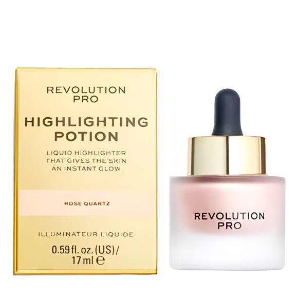 Revolution Highlighting Potion Liquid Highlighter - Rose Quartz - Branded Beauty