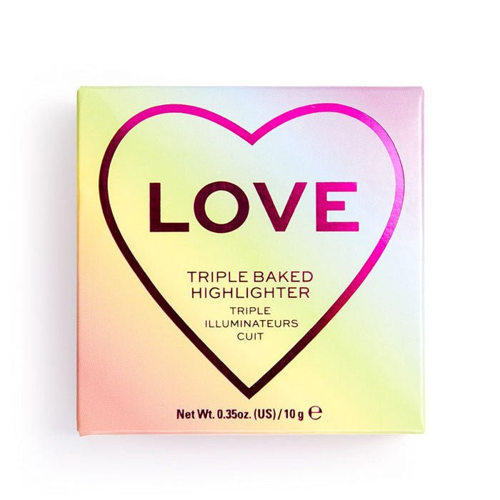 Revolution Love Triple Baked Highlighter - Branded Beauty