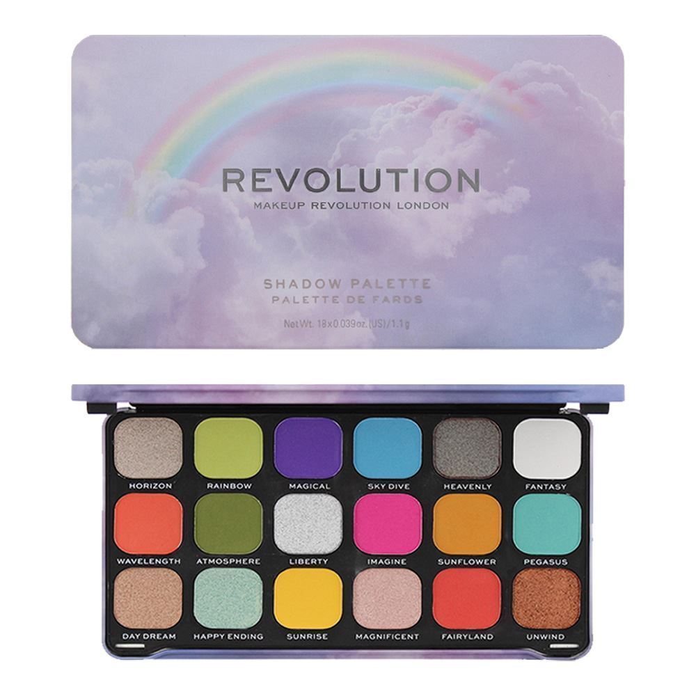 Revolution Rainbow Shadow Palette - Branded Beauty