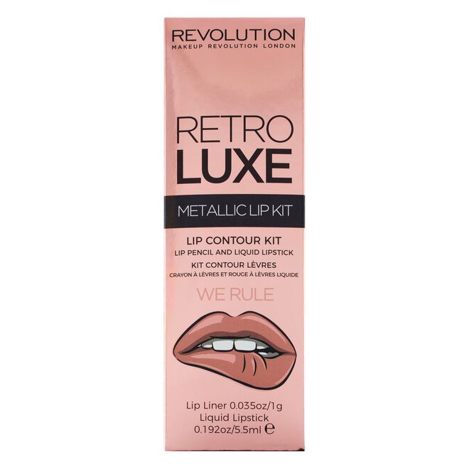 Revolution Retro Luxe Kits Metallic We Rule - Branded Beauty