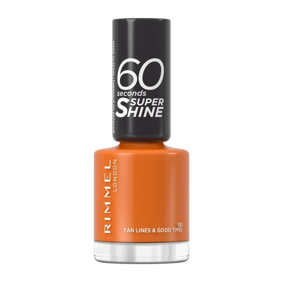 Rimmel 60 Seconds Super Shine Nail Polish - 151 Tan Lines & Good Times - Branded Beauty