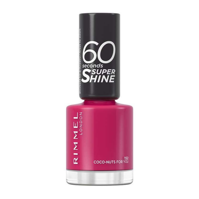 Rimmel 60 Seconds Super Shine Nail Polish - 152 Coco - Nuts For You - Branded Beauty