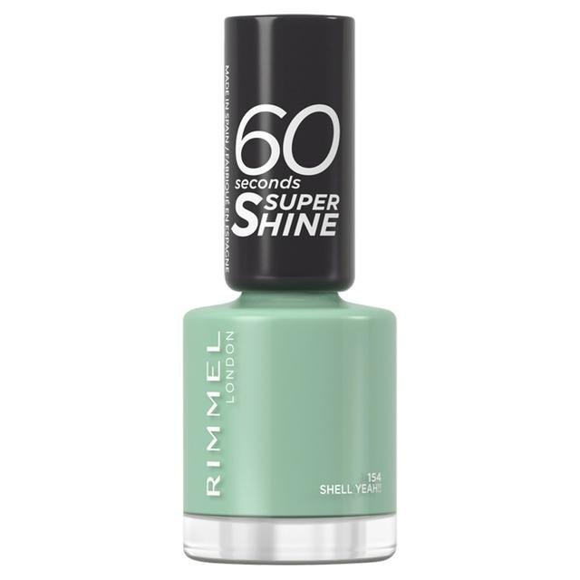 Rimmel 60 Seconds Super Shine Nail Polish - 154 Shell Yeah! - Branded Beauty