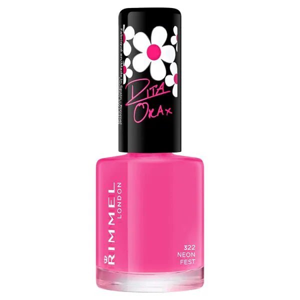 Rimmel 60 Seconds Super Shine Nail Polish - 322 Neon Fest - Branded Beauty