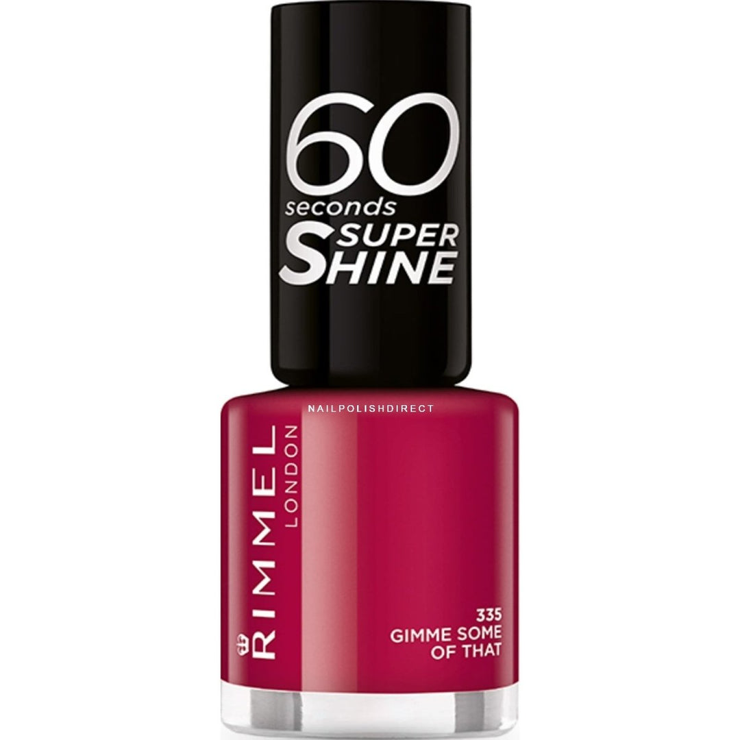 Rimmel 60 Seconds Super Shine Nail Polish - 335 Gimme Some Of That - Branded Beauty