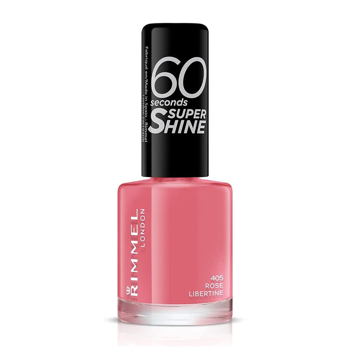 Rimmel 60 Seconds Super Shine Nail Polish - 405 Rose Libertine - Branded Beauty