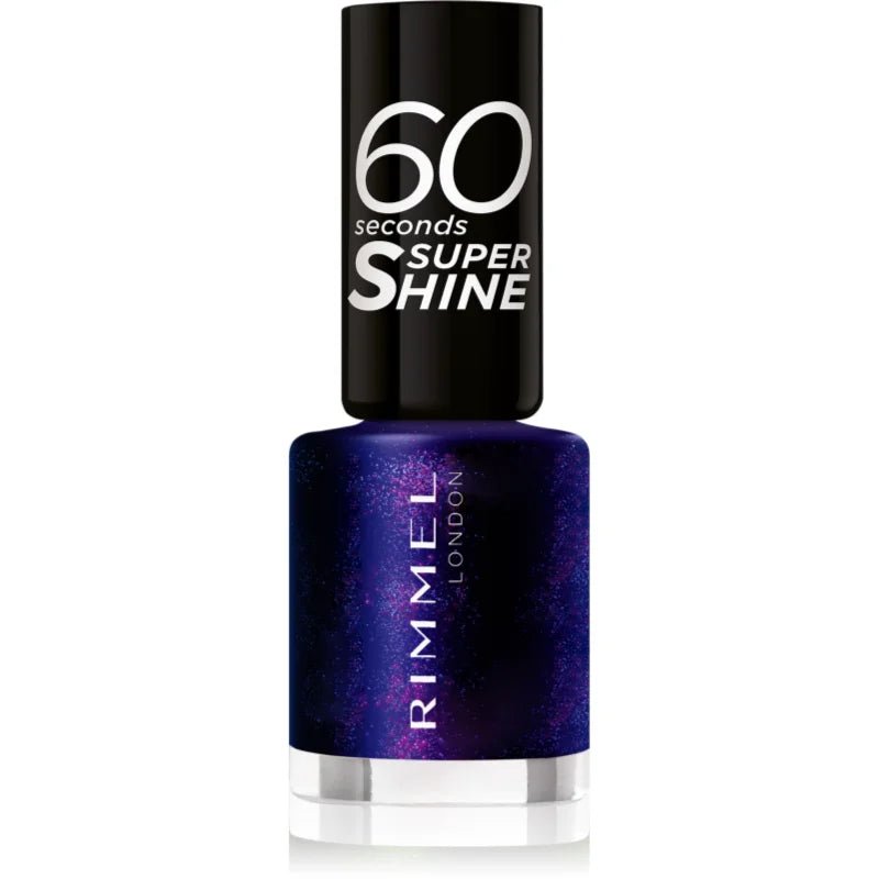 Rimmel 60 Seconds Super Shine Nail Polish - 563 Midnight Rush - Branded Beauty