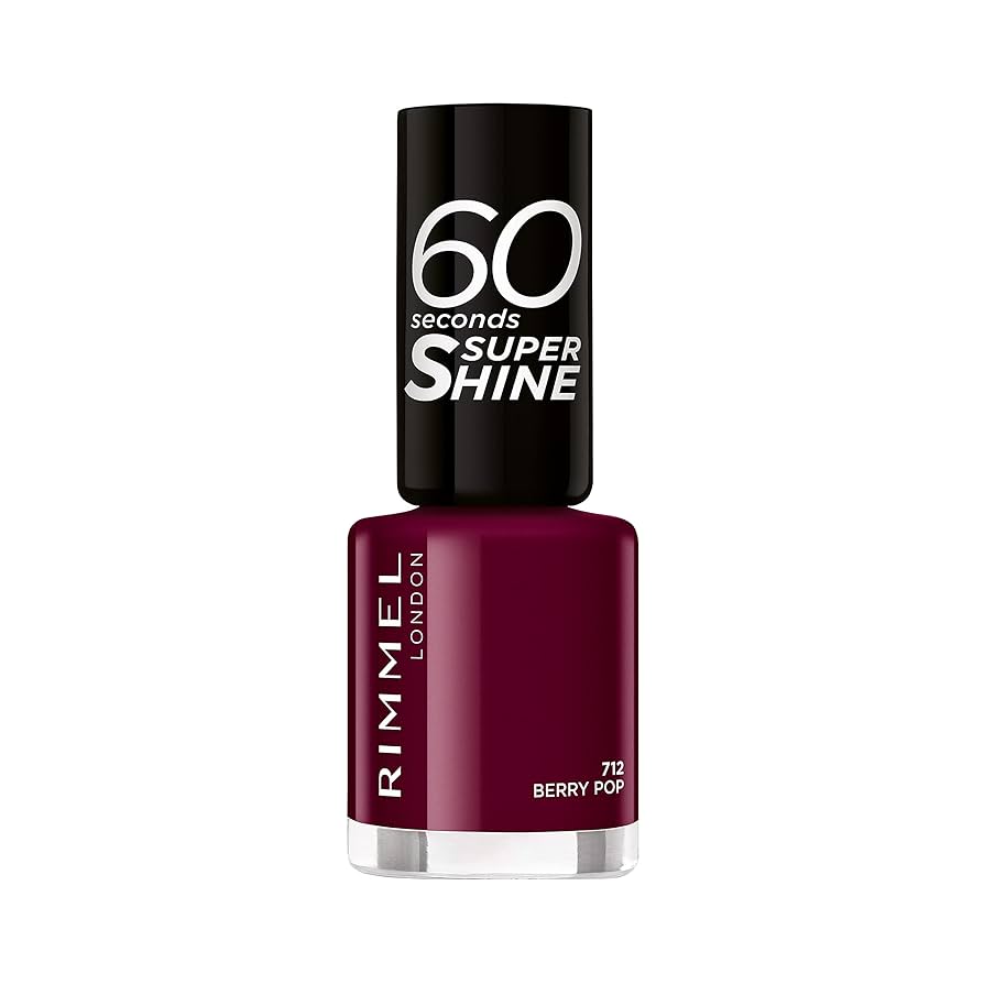 Rimmel 60 Seconds Super Shine Nail Polish - 712 Berry Pop - Branded Beauty