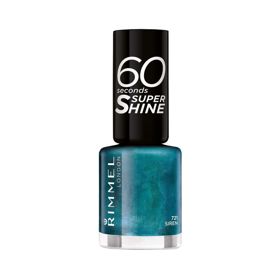 Rimmel 60 Seconds Super Shine Nail Polish - 721 Siren - Branded Beauty