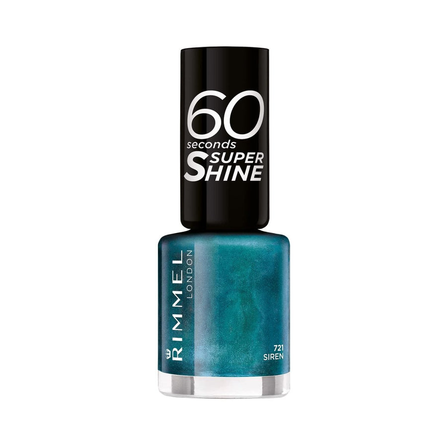 Rimmel 60 Seconds Super Shine Nail Polish - 721 Siren - Branded Beauty