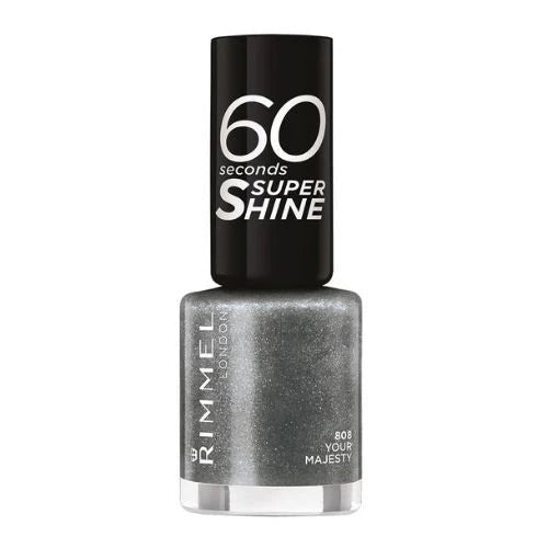 Rimmel 60 Seconds Super Shine Nail Polish - 808 Your Majesty - Branded Beauty