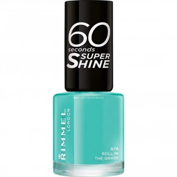 Rimmel 60 Seconds Super Shine Nail Polish - 878 Roll In The Grass - Branded Beauty