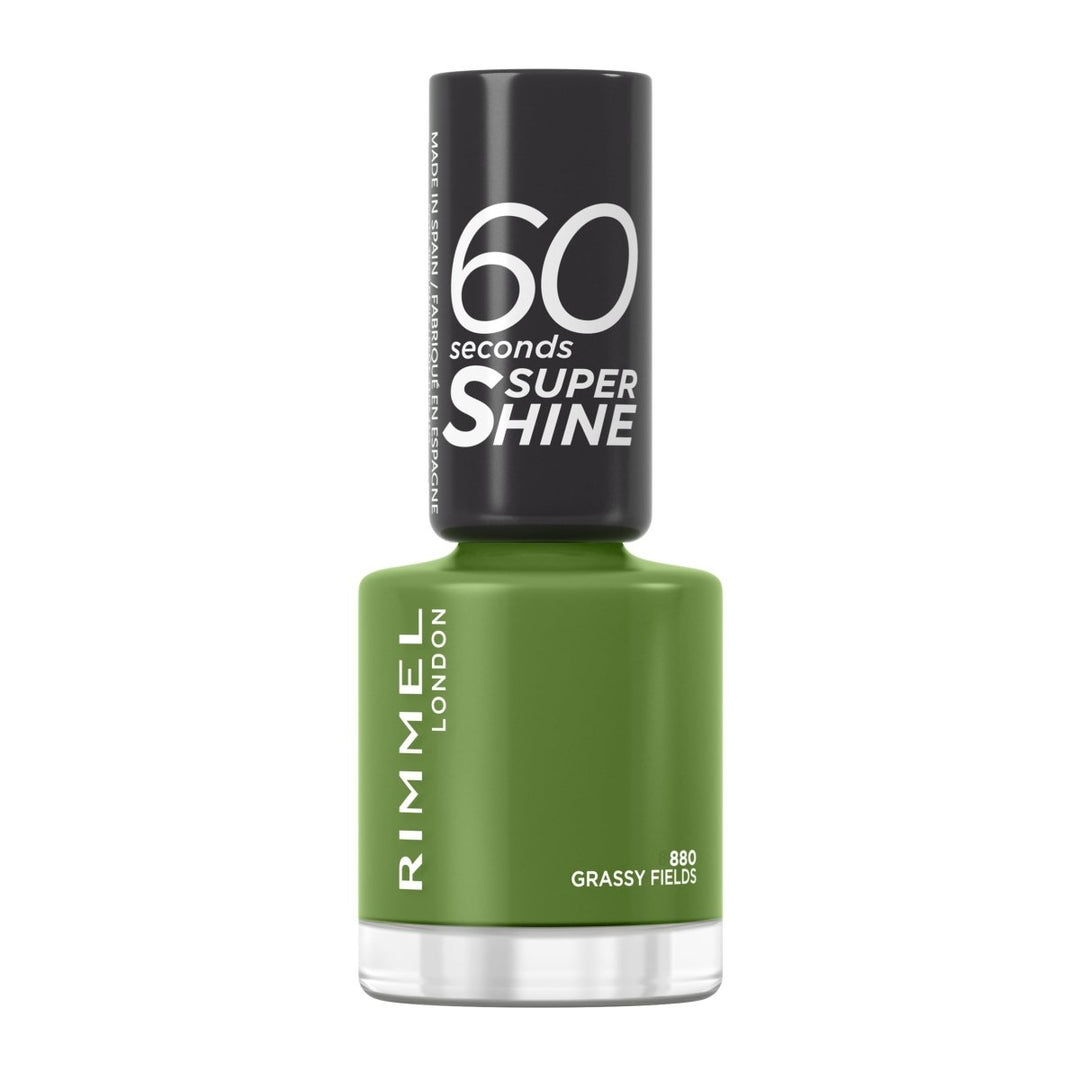 Rimmel 60 Seconds Super Shine Nail Polish - 880 Grassy Fields - Branded Beauty