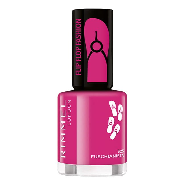 Rimmel Flip Flop Fashion 60 Seconds Super Shine Nail Polish - 325 Fuchianista - Branded Beauty