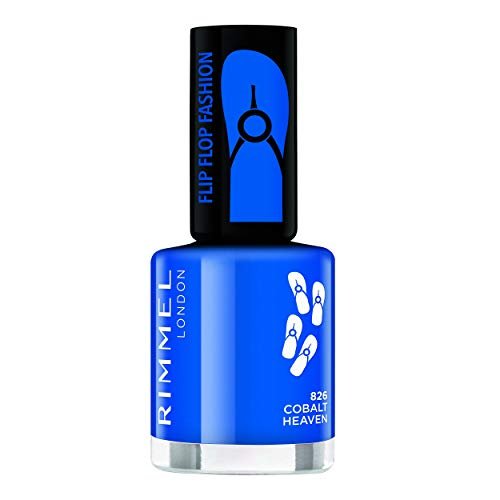 Rimmel Flip Flop Fashion 60 Seconds Super Shine Nail Polish - 826 Cobalt Heaven - Branded Beauty