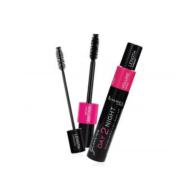 Rimmel Glam'Eyes Day 2 Night Mascara - 001 Black - Branded Beauty