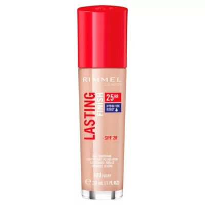 Rimmel Lasting Finish 25 Hours Foundation - 100 Ivory - Branded Beauty