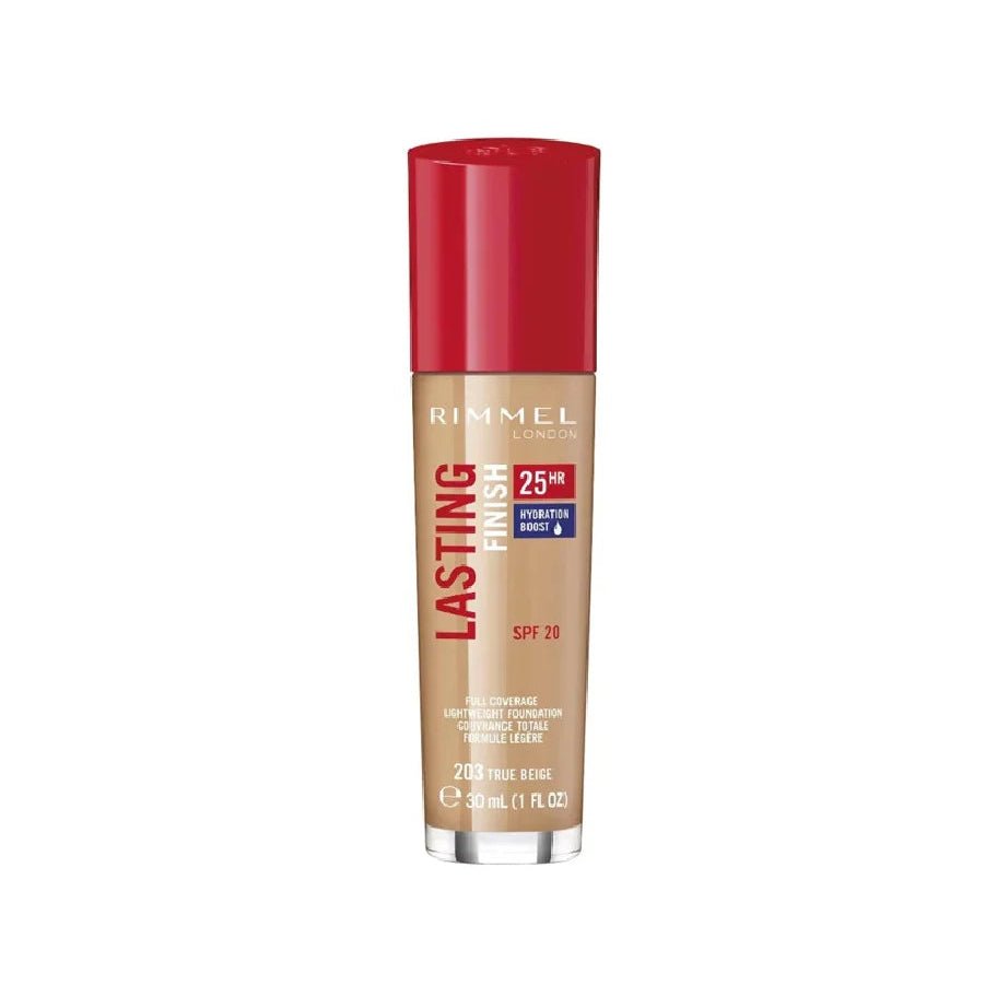 Rimmel Lasting Finish 25 Hours Foundation - 203 True Beige - Branded Beauty