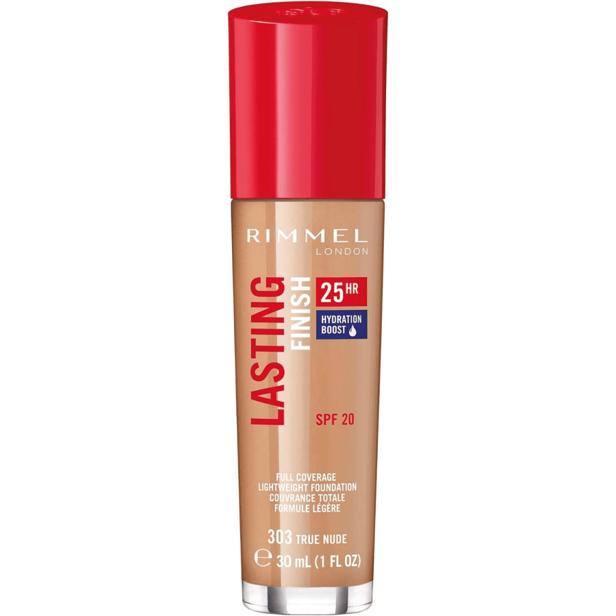 Rimmel Lasting Finish 25 Hours Foundation - 303 True Nude - Branded Beauty